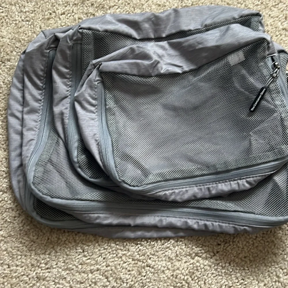 The Container Store Packable Cubes. 2 Large, 1 Medium, 1 Small